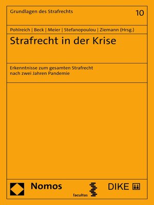cover image of Strafrecht in der Krise